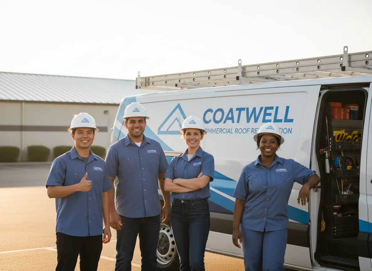 Commercial roof coating company in Bromide, OK